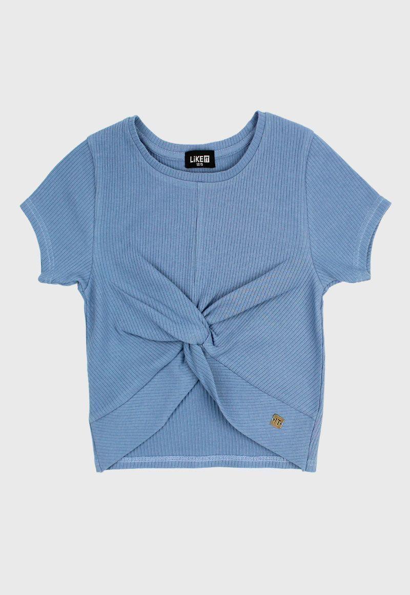 Polera teens niña top nudo ingenio 530-0