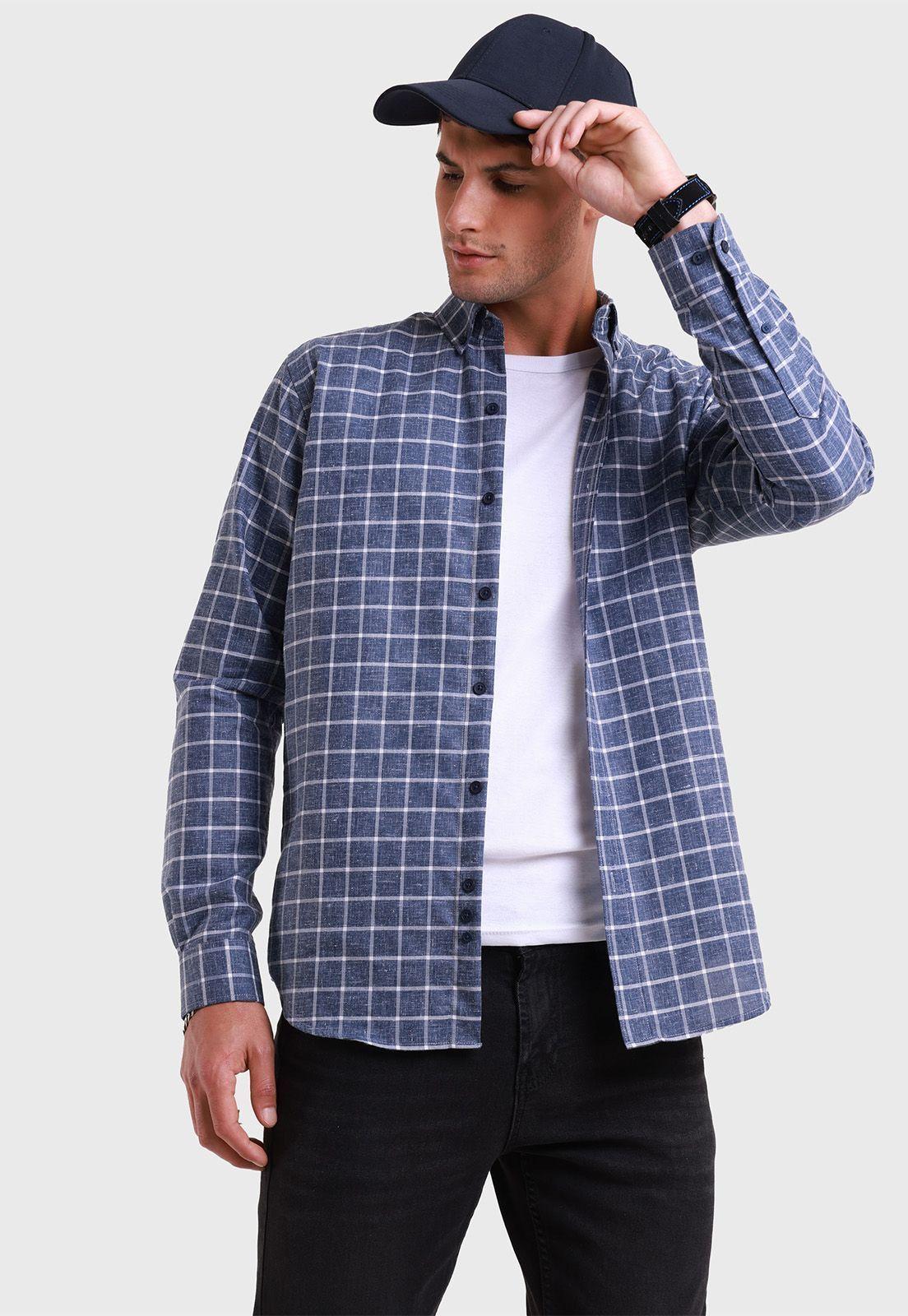 Camisa Cuadros Hombre Guy Laroche-0
