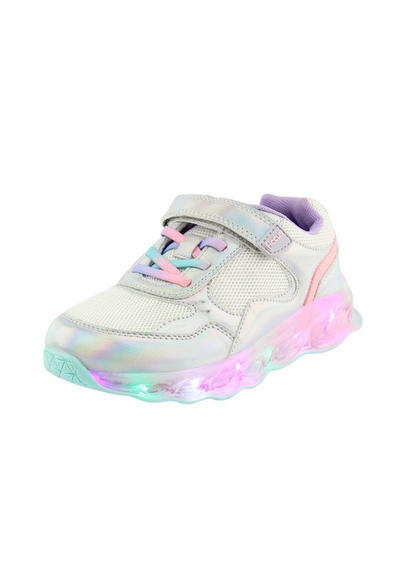 Zapatilla led velcro powerlight a caminar niña 949-1