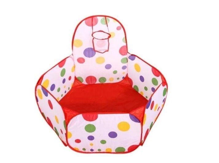 Piscina De Pelota En Suave Tela Para Bebe Con 50 Pelotas-0