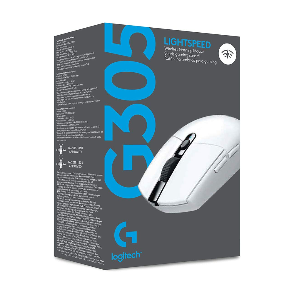 Mouse Inalámbrico Logitech G305 White-4