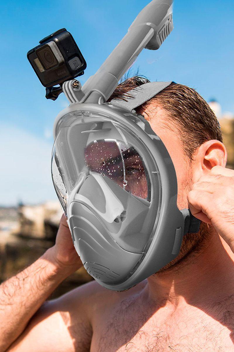 Máscara Snorkel Full Face S/M soporte para cámara-1