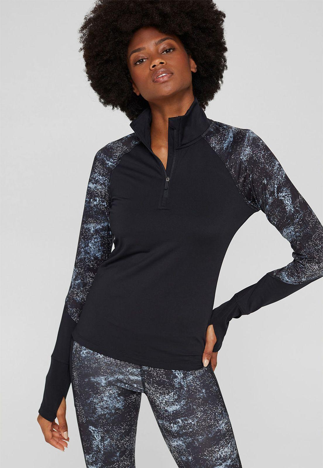 Polera deportiva mujer manga larga con tecnología E-Dry Esprit-0