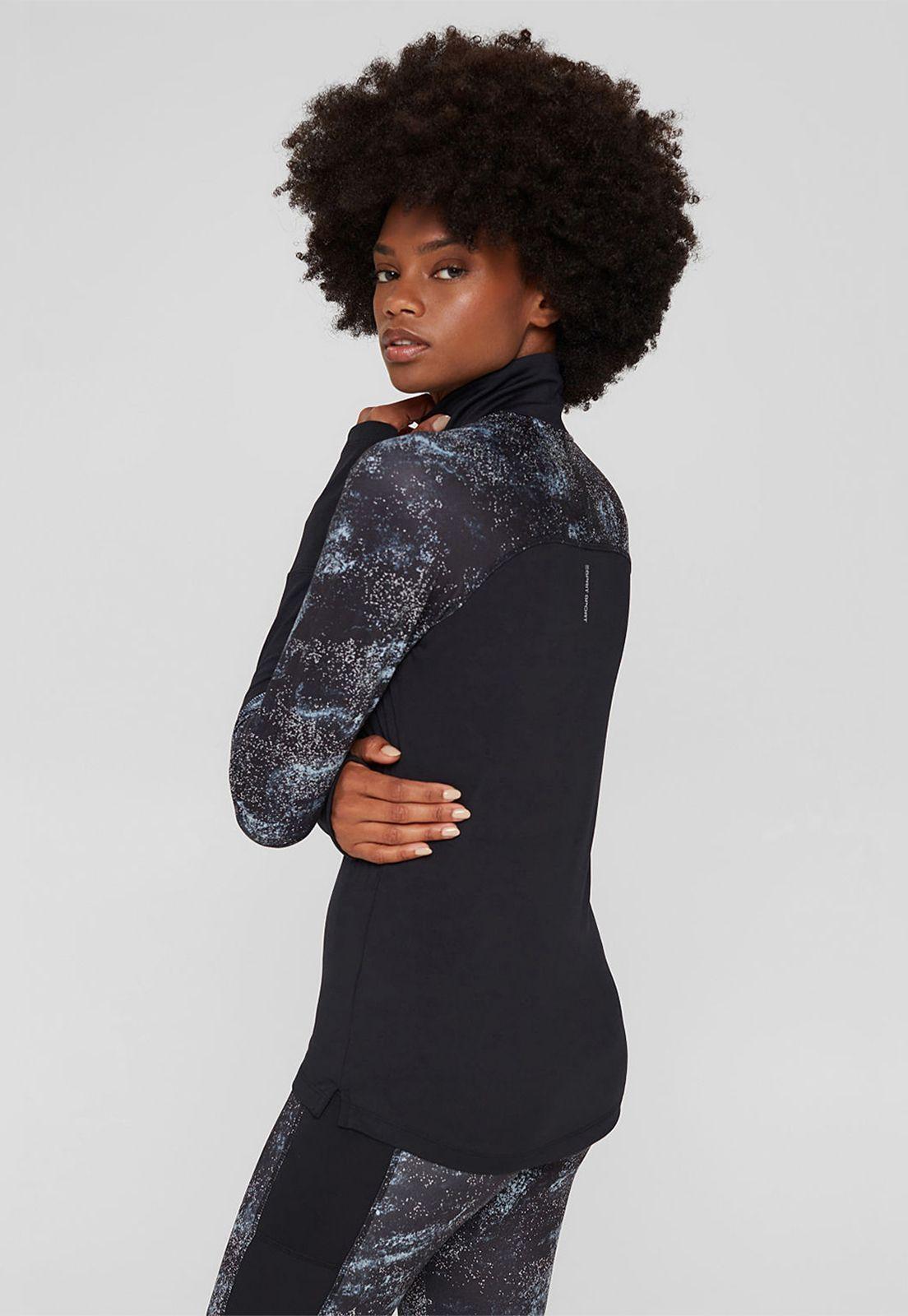 Polera deportiva mujer manga larga con tecnología E-Dry Esprit-1