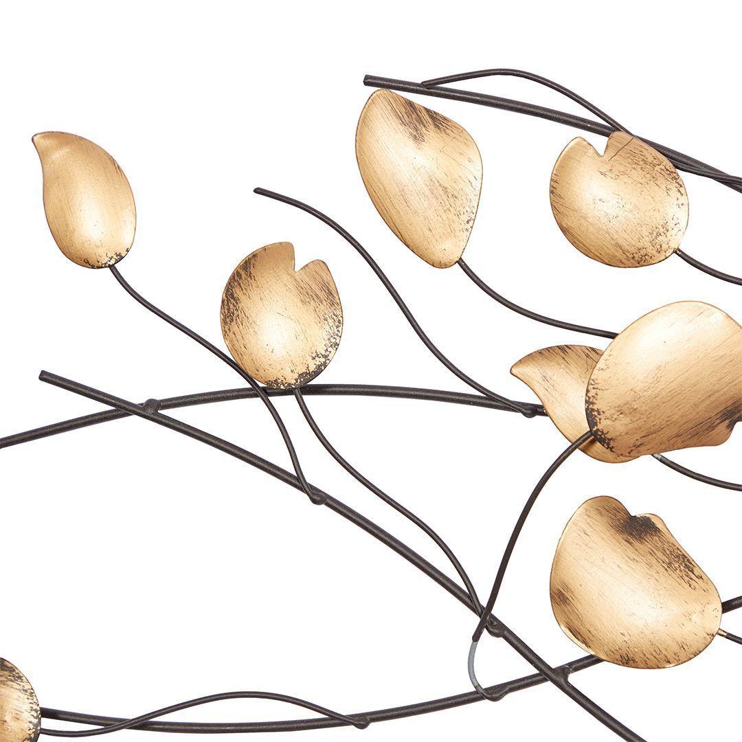 Wall Decor Ramas y Hojas Gold-2