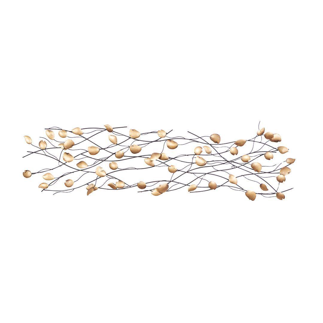 Wall Decor Ramas y Hojas Gold-0
