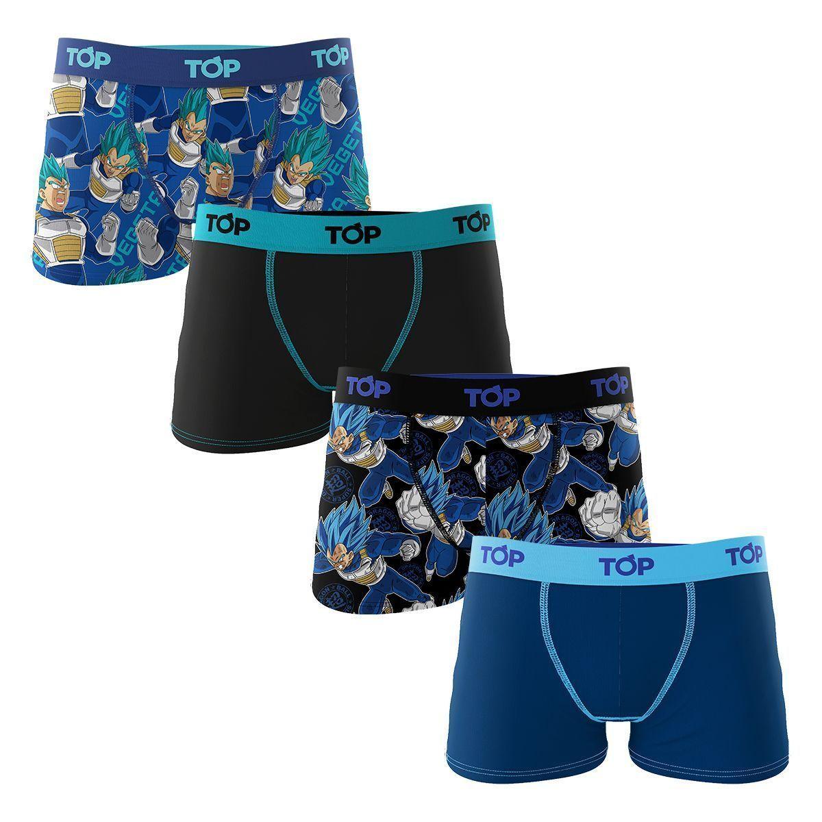Pack 4 Bóxer Niño Dragon Ball Super Algodón C9 Top -0