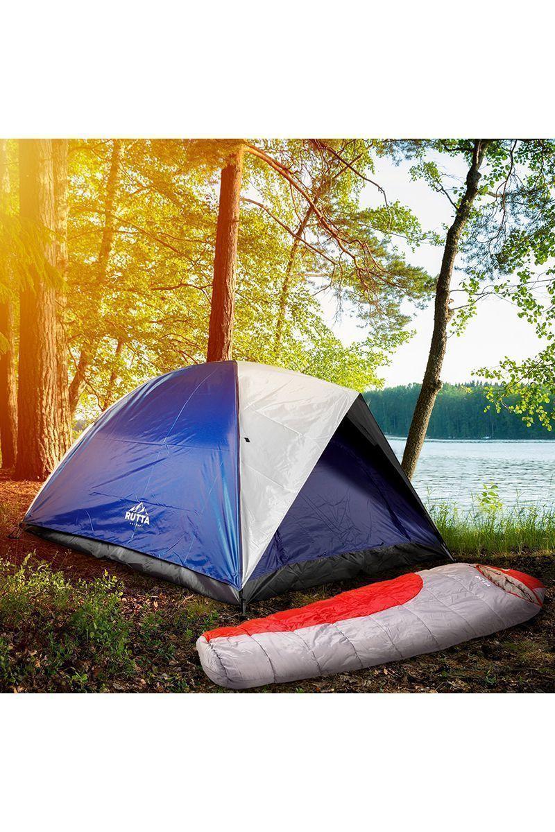 Saco de Dormir Mummy Rojo-1