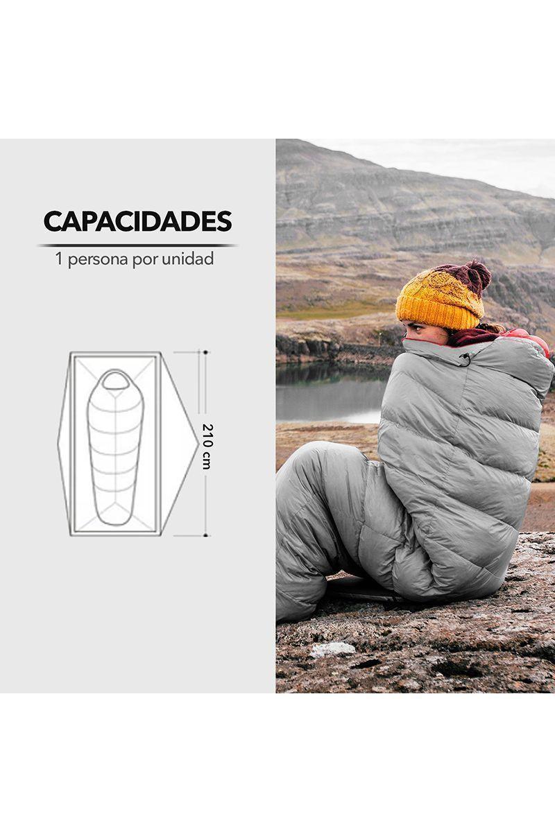 Saco de Dormir Mummy Rojo-4