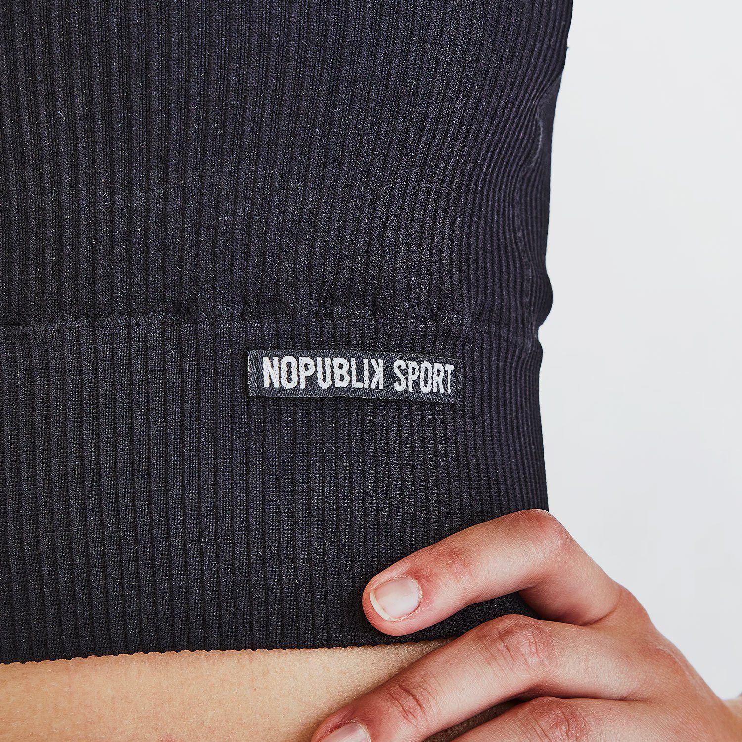 Peto Tipo Polera Deportivo Caprera Negro No Publik-3