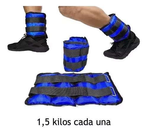 Pesas Tobilleras Y Muñequeras 3 Kg-2