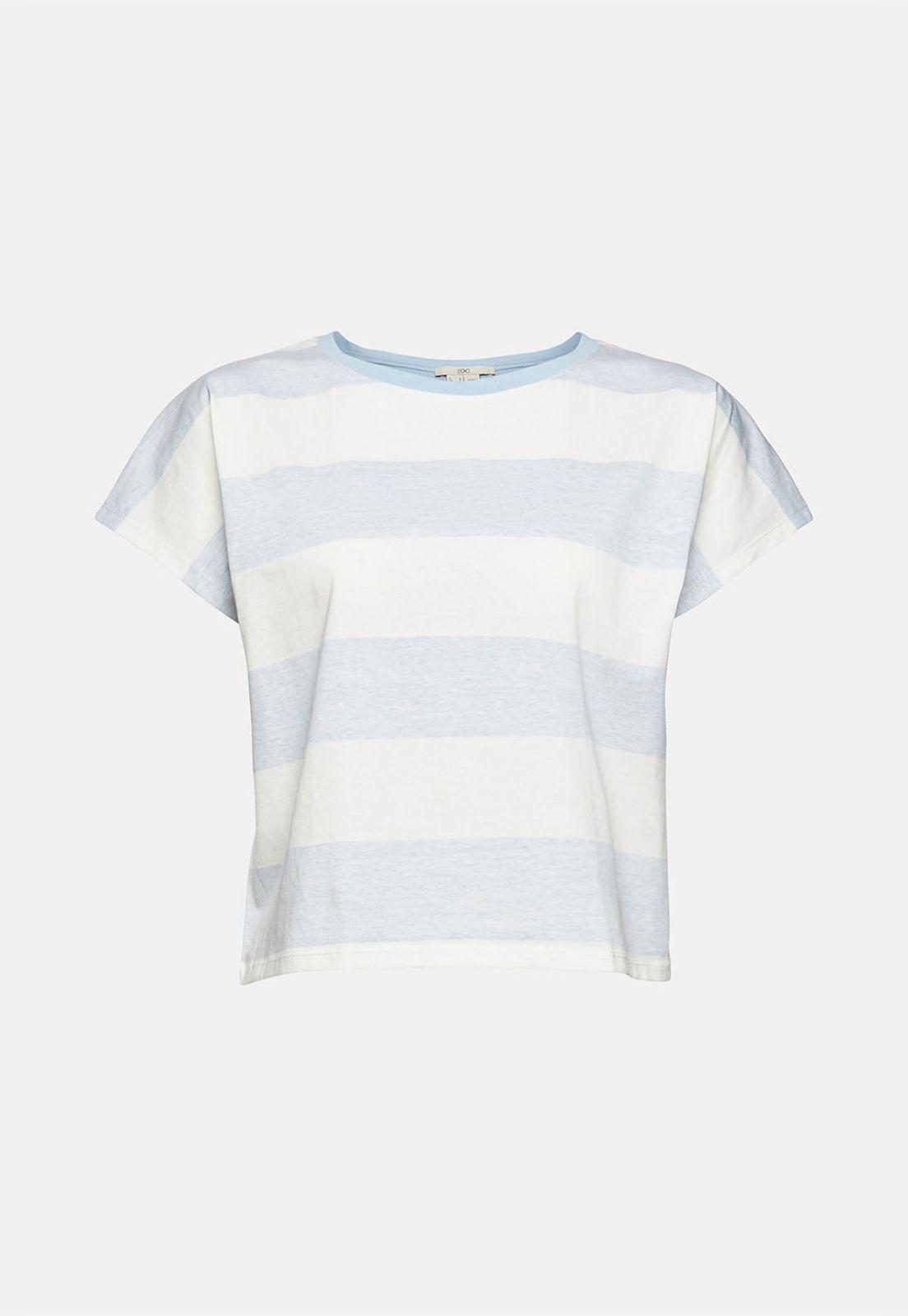 Polera Con Diseño De Rayas Deslavadas Esprit-3