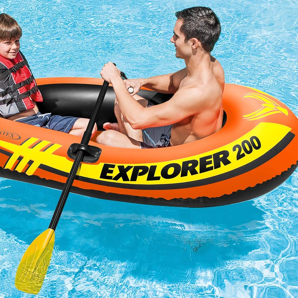 Bote Inflable Explorer 200 Set Capacidad 95 Kg-5