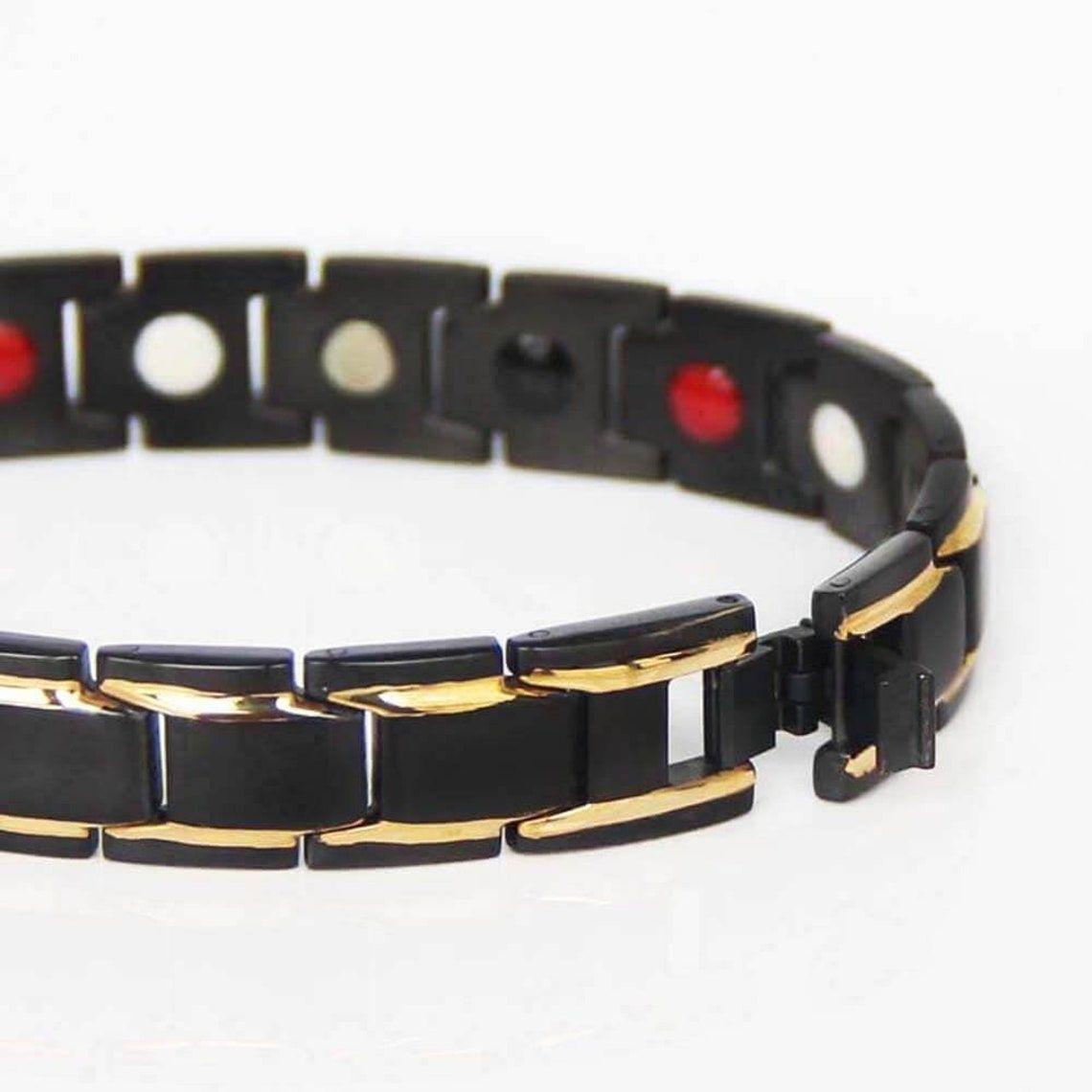 Pulsera Terapia Magnética Acero Inoxidable-2