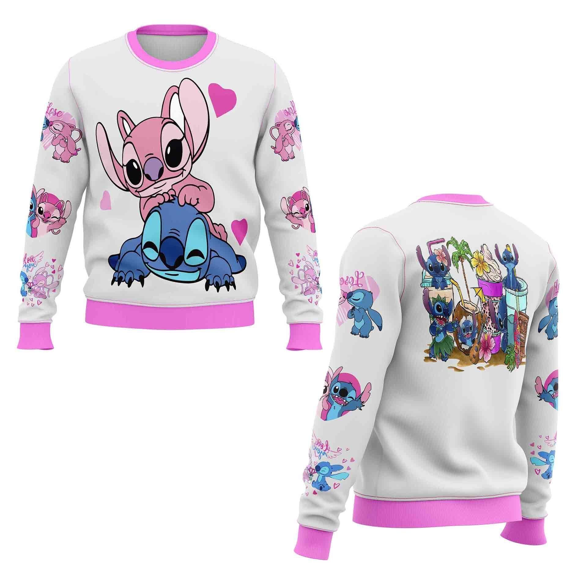 Polerón Juvenil Stitch & Angel D8-2