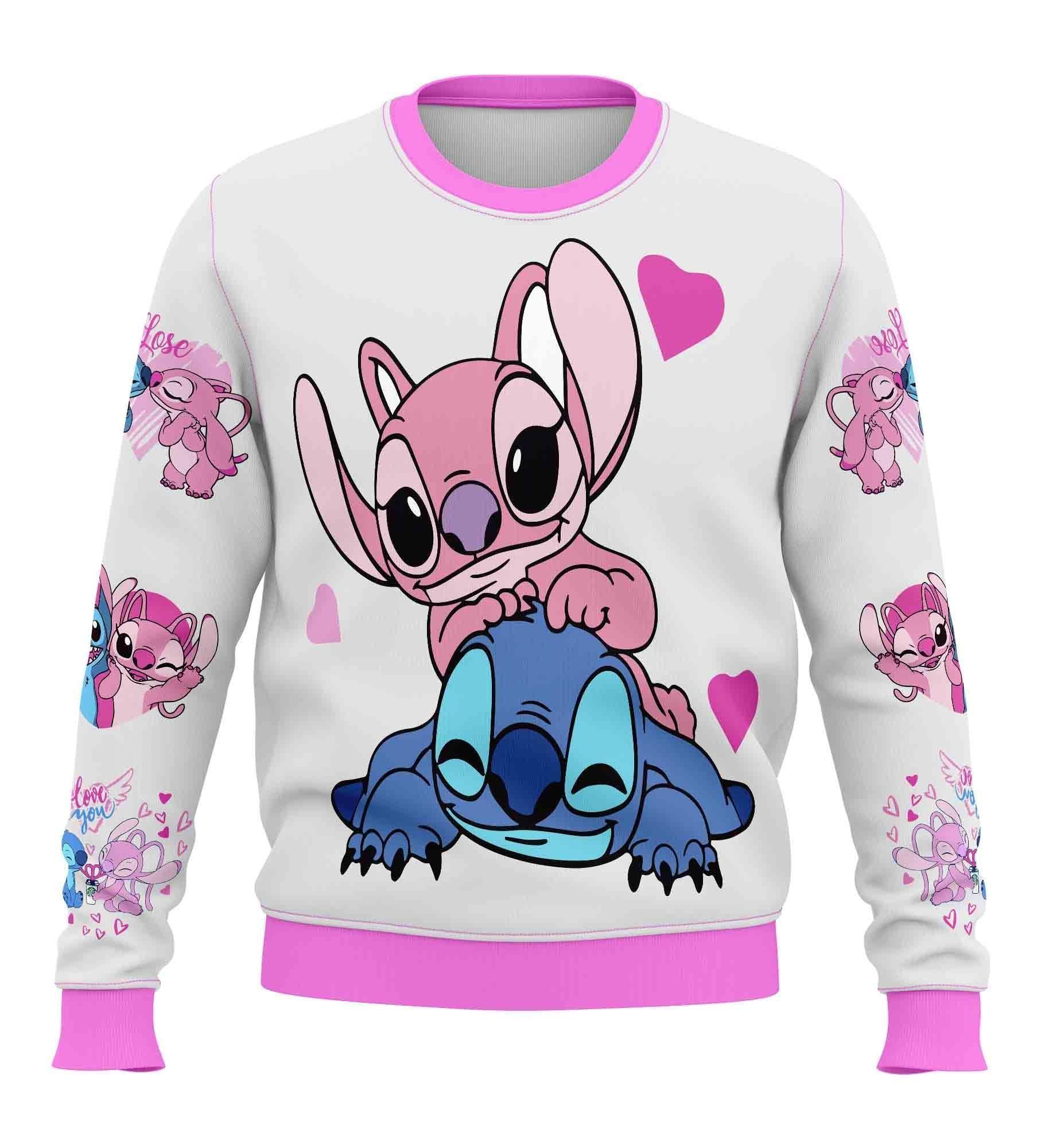 Polerón Juvenil Stitch & Angel D8-0