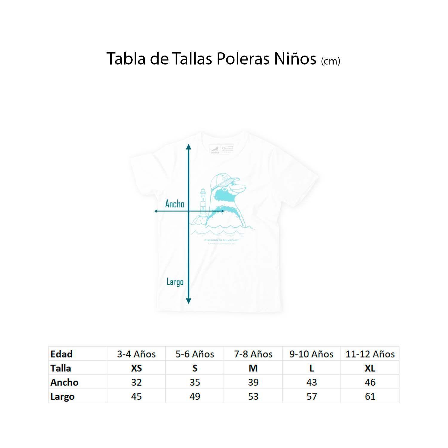 Polera Niño Pinguinito de Humboldt Kuntur-2