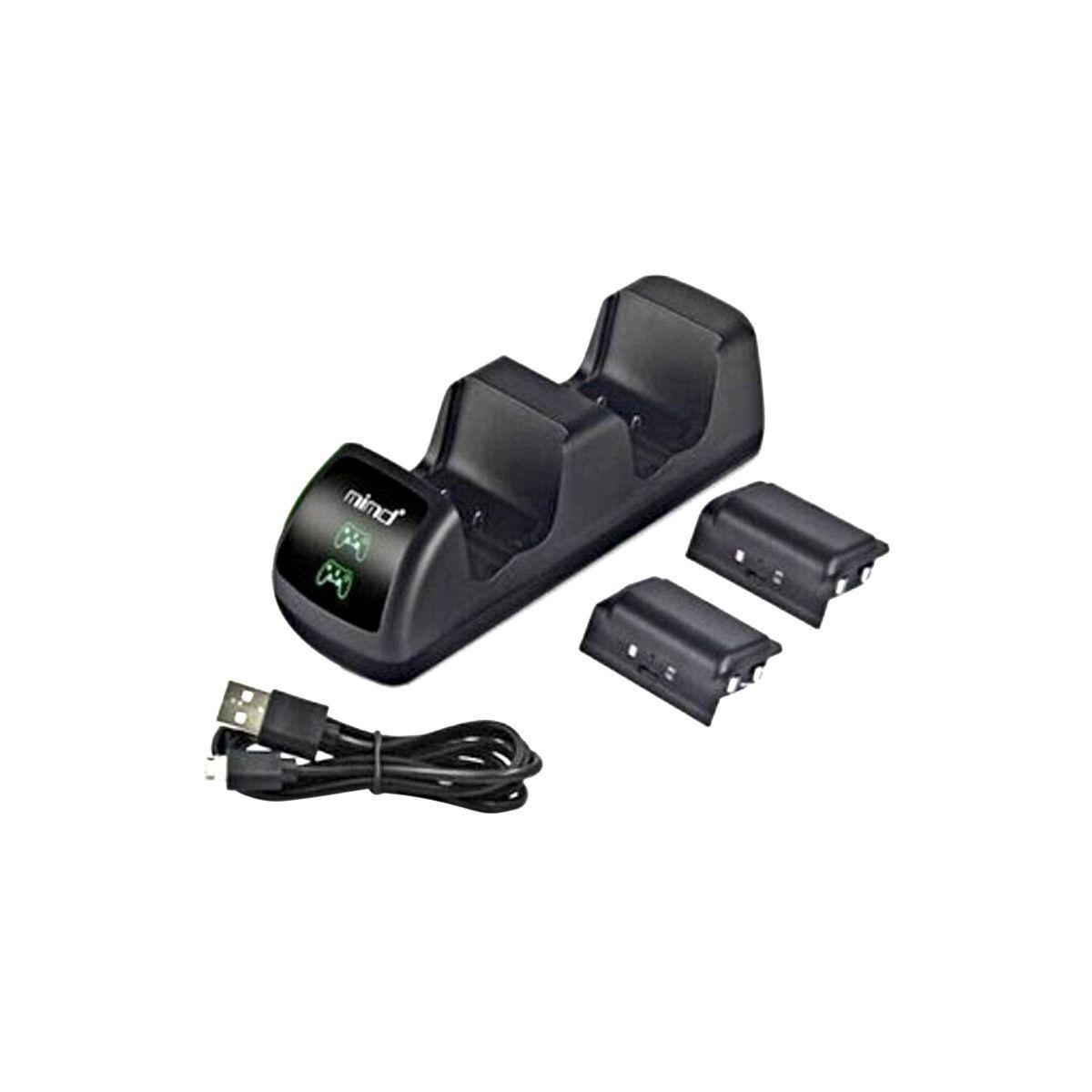 Cargador Joystick Xbox One 2 Baterías Slim X-2