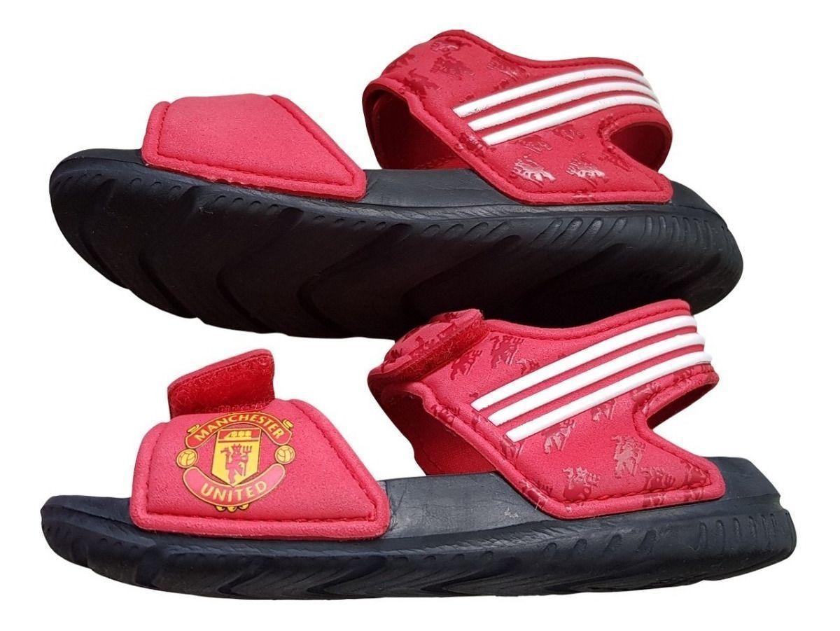 Chalas Manchester United Bebé Rojo/negro Original adidas-2