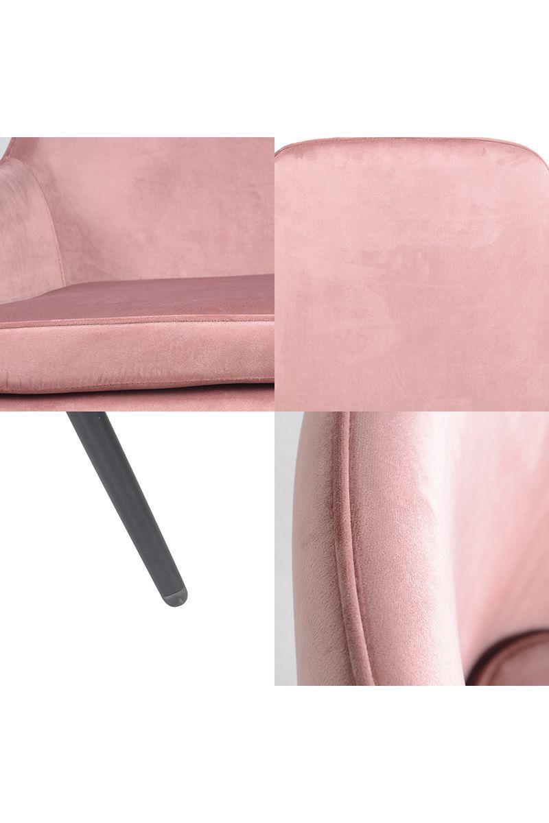 Pack 2 Sillas Comedor Ingrid Rosado-4