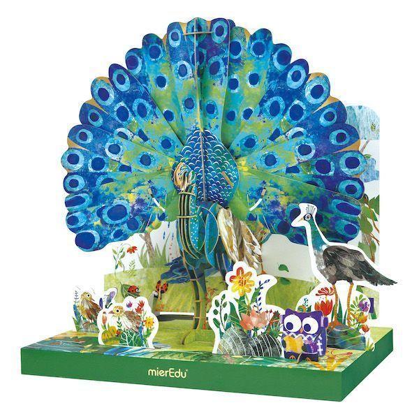 Puzzle Eco 3D Pavo Real-3