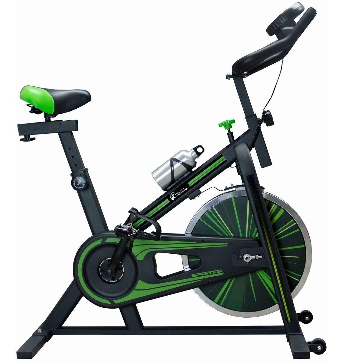 Bicicleta Spinning 10kg Resistencia Pantalla Gym-2