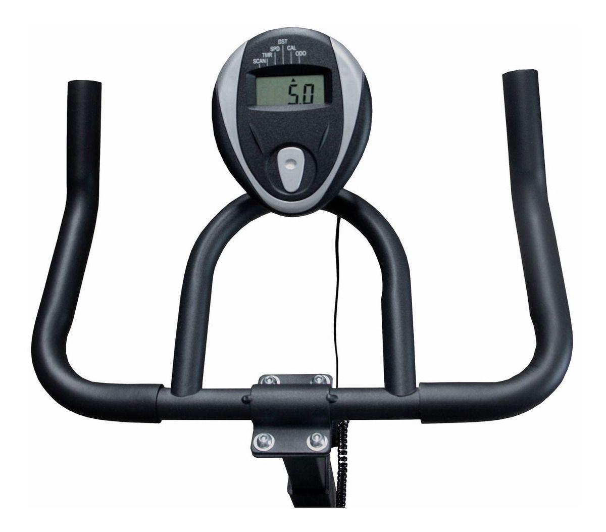 Bicicleta Spinning 10kg Resistencia Pantalla Gym-6