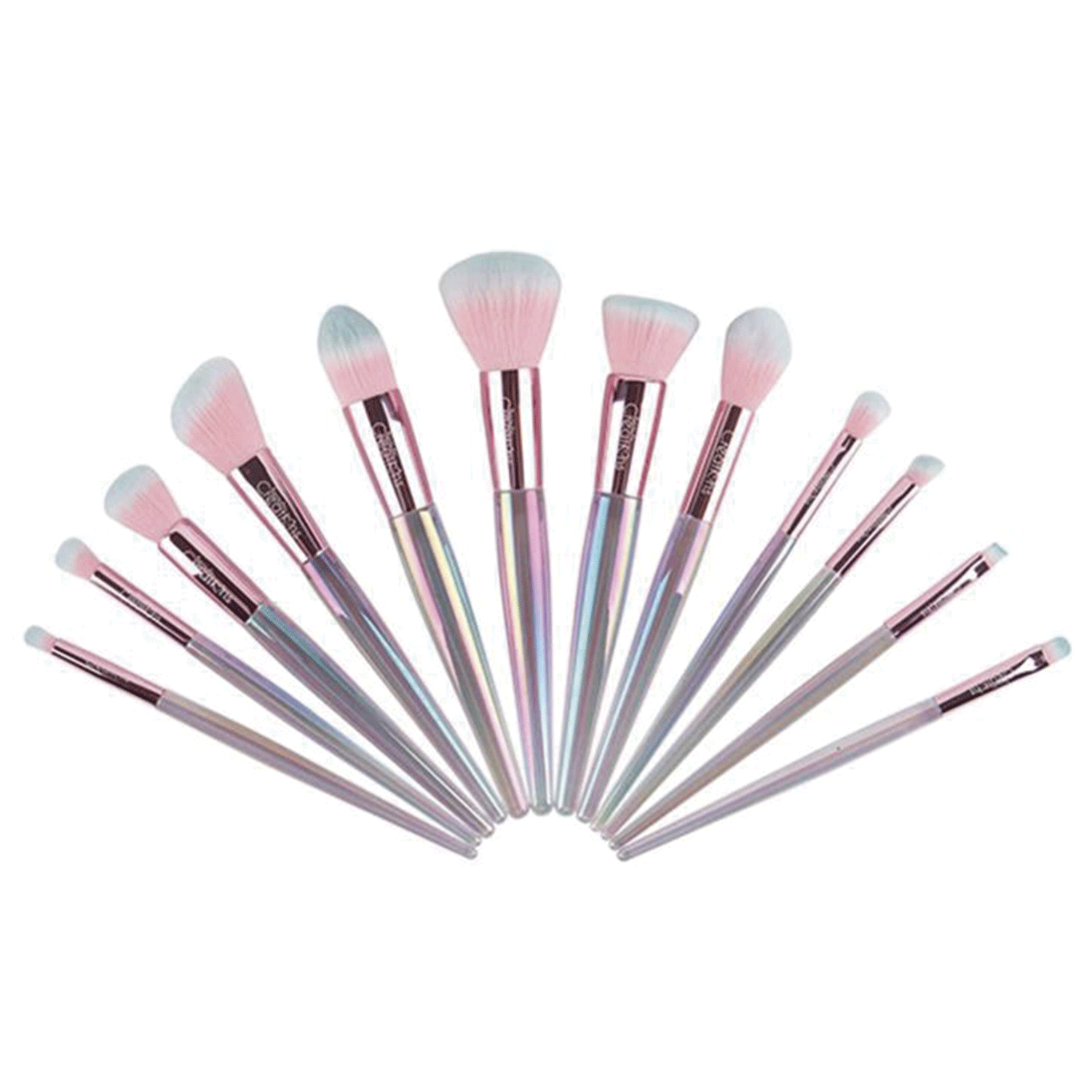 Pack Paleta De Sombras "Sugar Sweet" + Set 12 Brochas Holo Fun y Estuche Beauty Creations-4