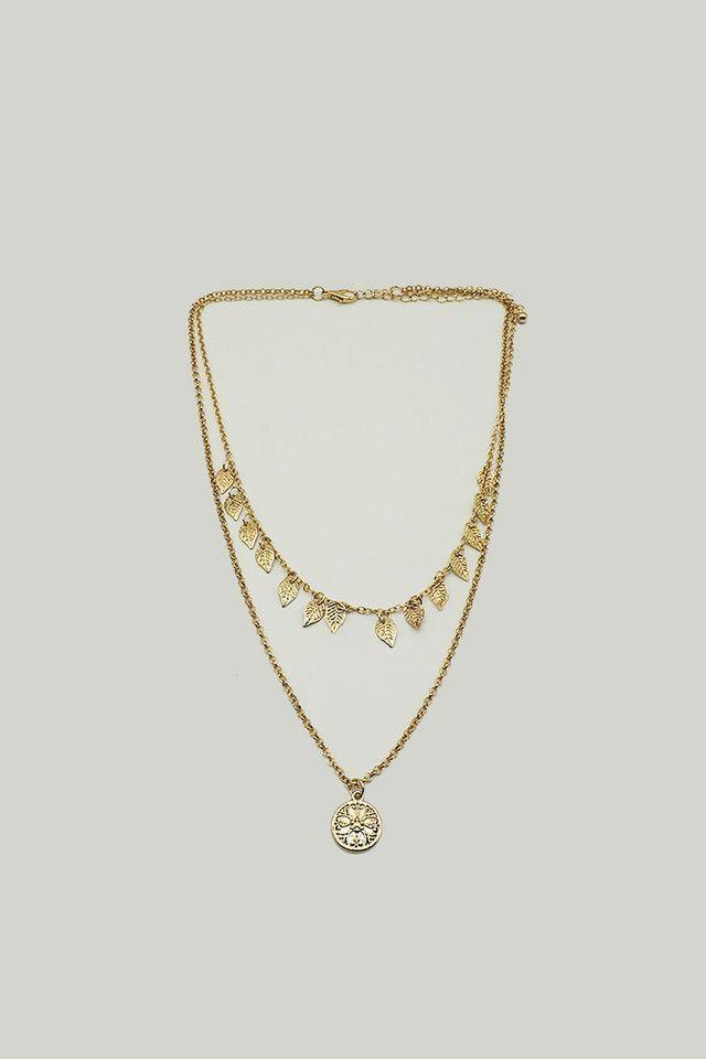Collar Corto Dorado Leonor ID-0