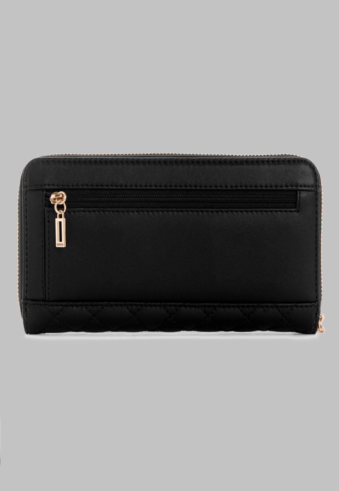 Billetera Guess Rue Rose  Lrg  Around Bla Negro-7