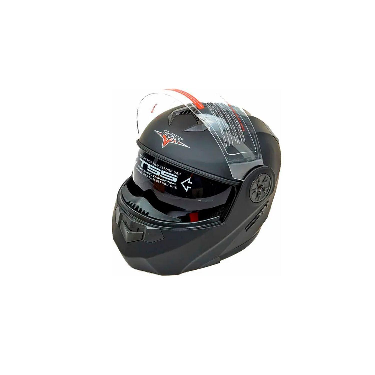 Casco de Moto Abatible FGN Con Gafas Polarizadas Talla XL-0