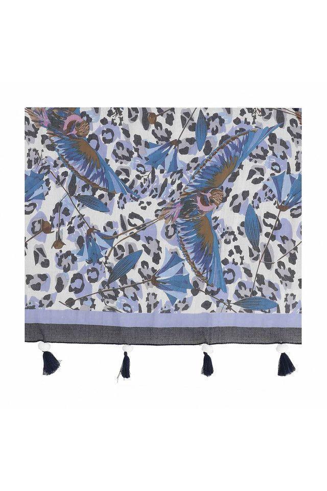 Pañuelo Estampado Azul Beachcomber Leopardo Humana-1