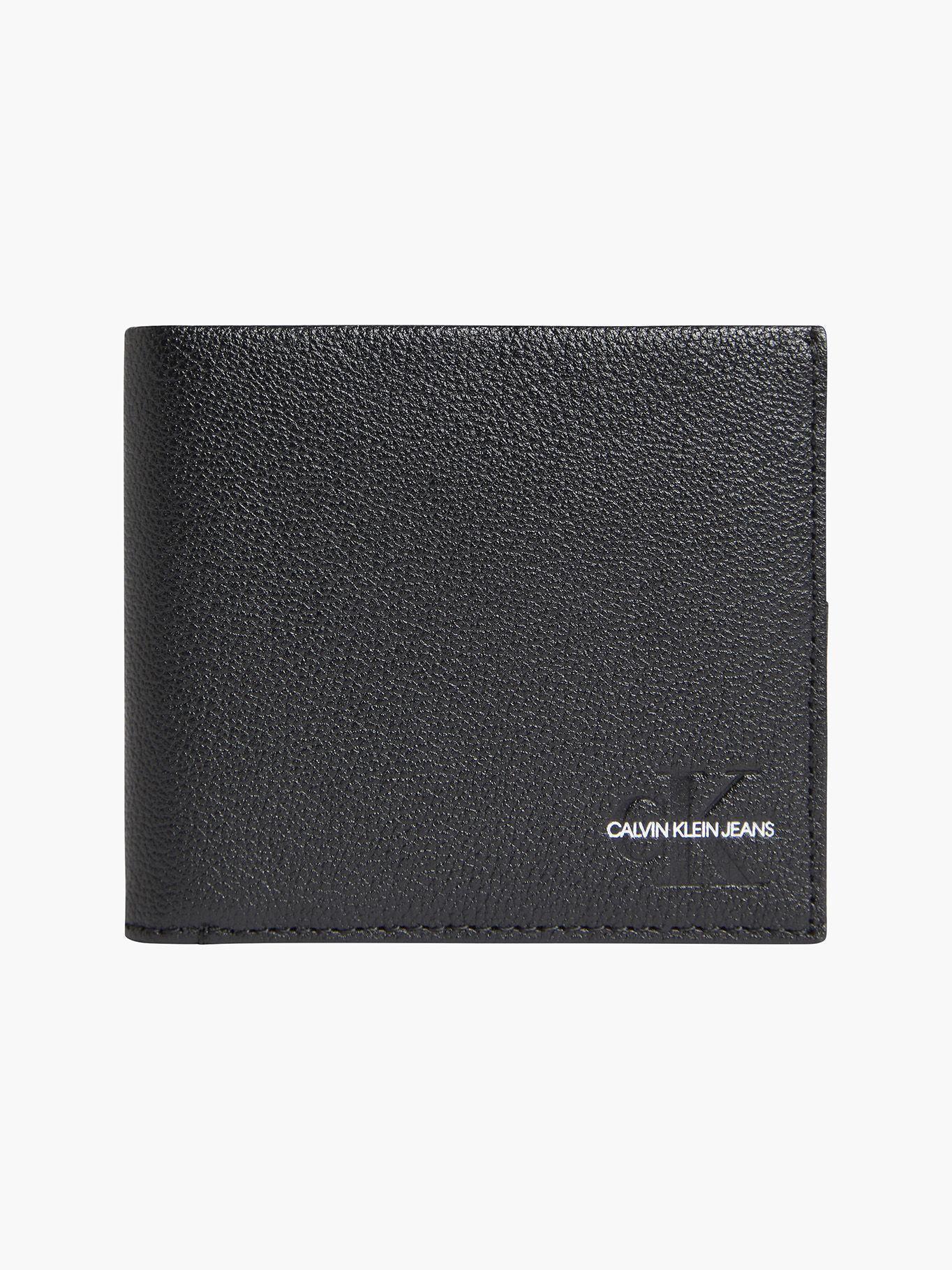 Billetera Micro Pebble 3CC Negro Calvin Klein-0