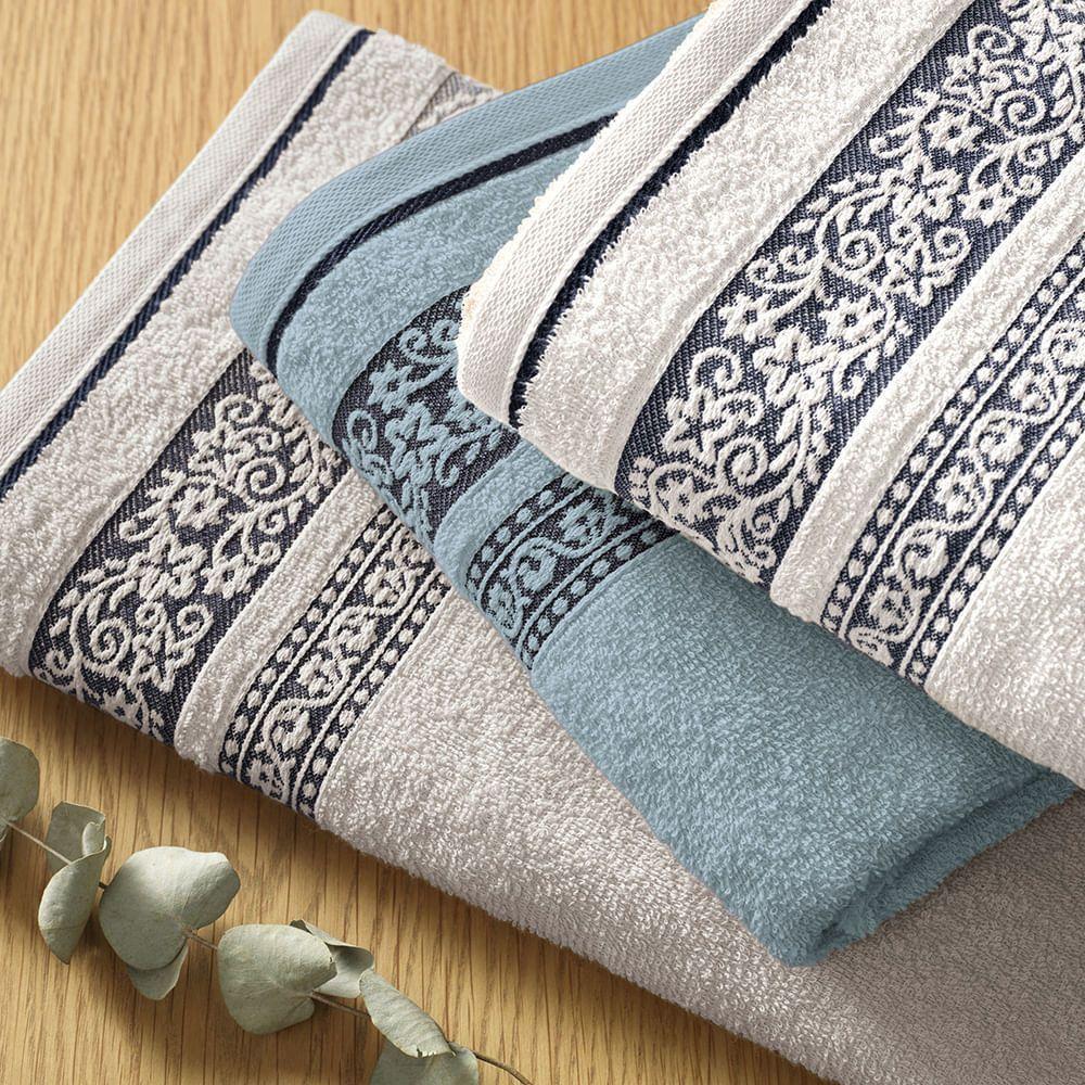Toalla de baño Karsten Gracius 350gr 70 x 140 cm Gris-1