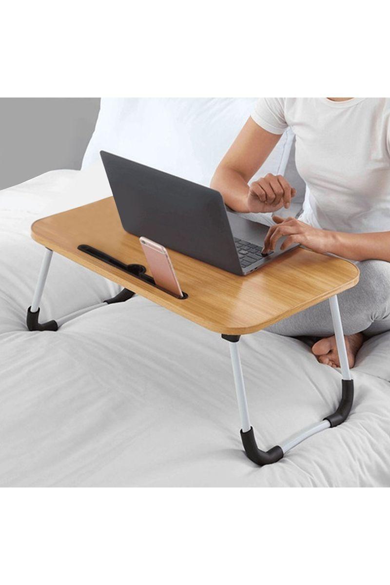 Mesa para Notebook Plegable Beige-5