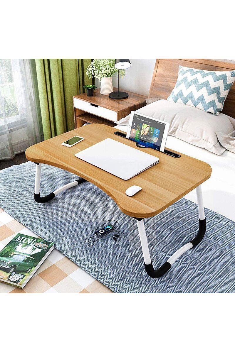 Mesa para Notebook Plegable Beige-1