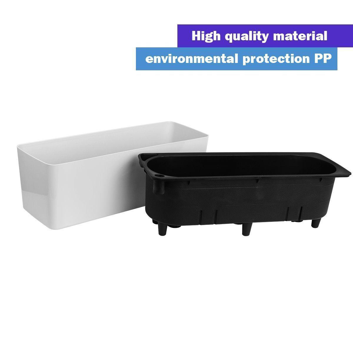 Macetero rectangular autorregante + LED indoor-6