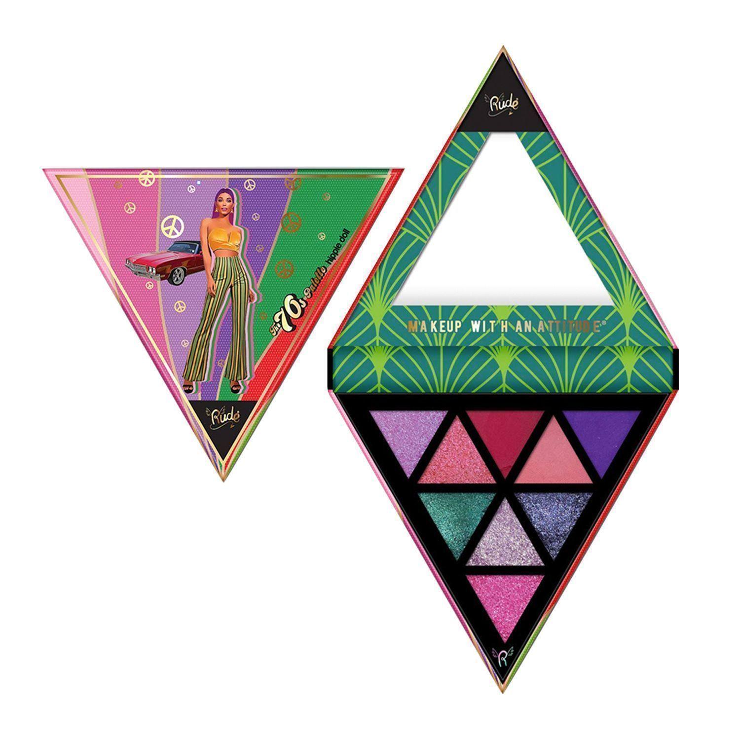 Paleta De Sombras "Hippie Doll" Colección Los 70´ Rude Cosmetics-0