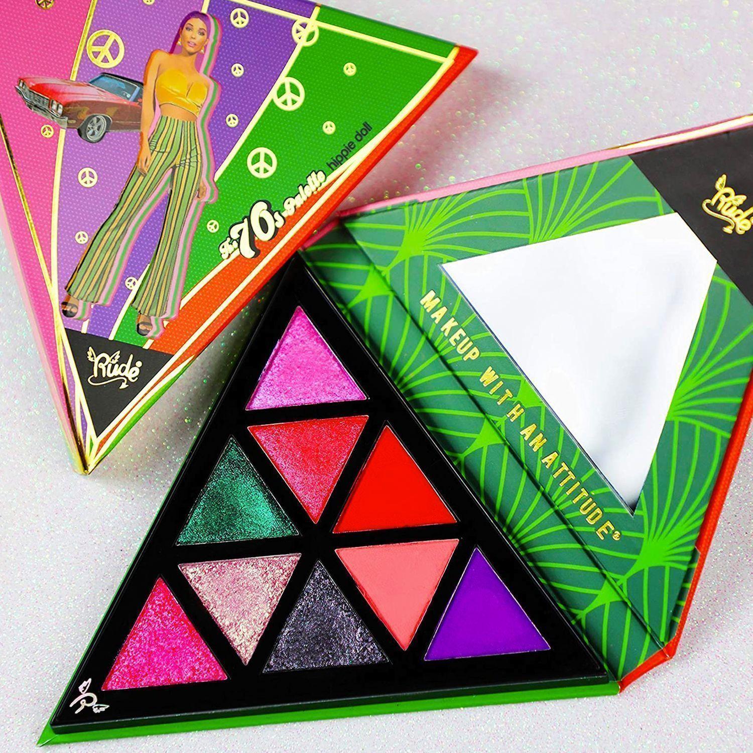 Paleta De Sombras "Hippie Doll" Colección Los 70´ Rude Cosmetics-4