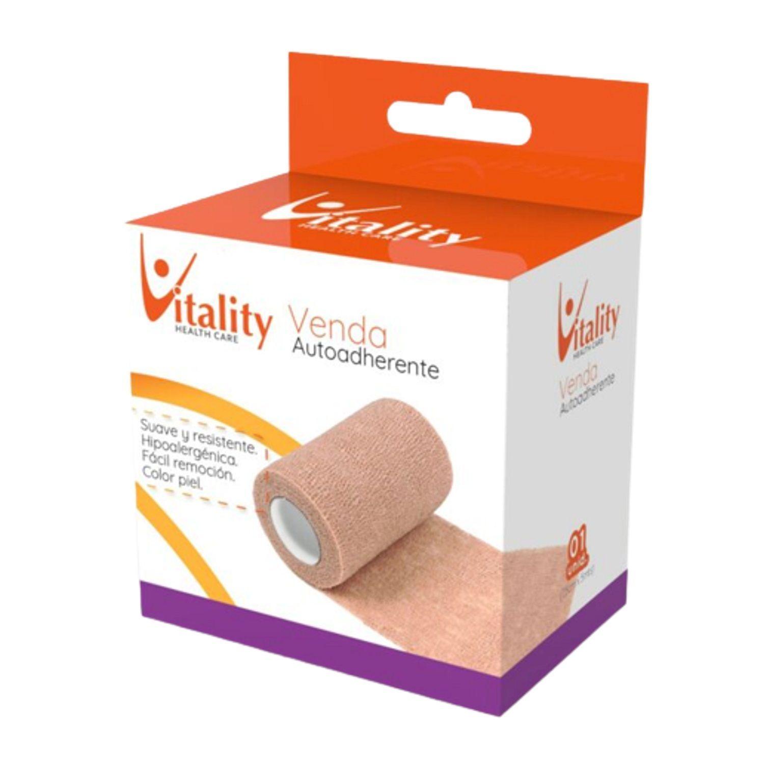 Venda Autoadherente Piel 10 cm x 4,5 m - Vitality-0