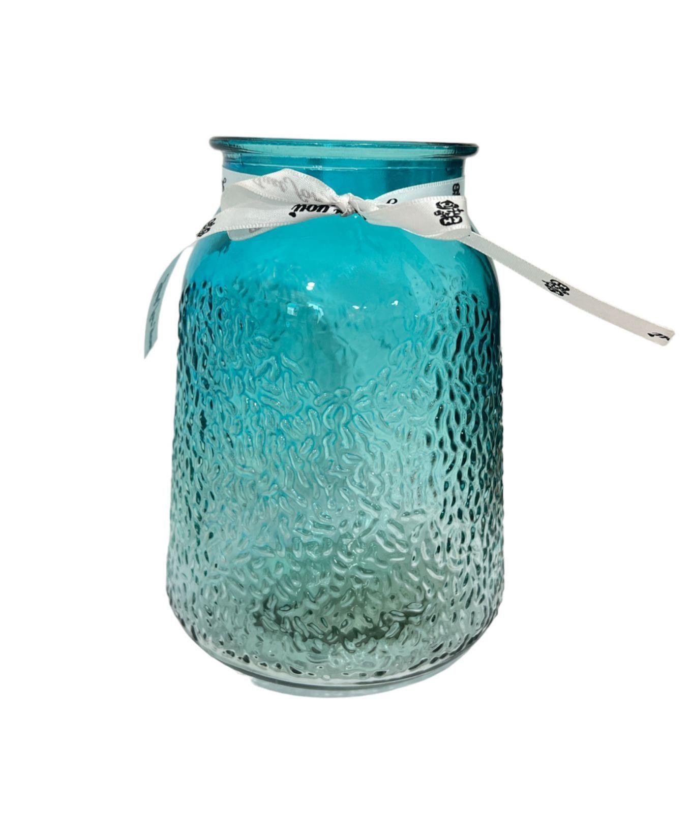 Florero Jarron Decorativo Vidrio Colorido 17cm A-0