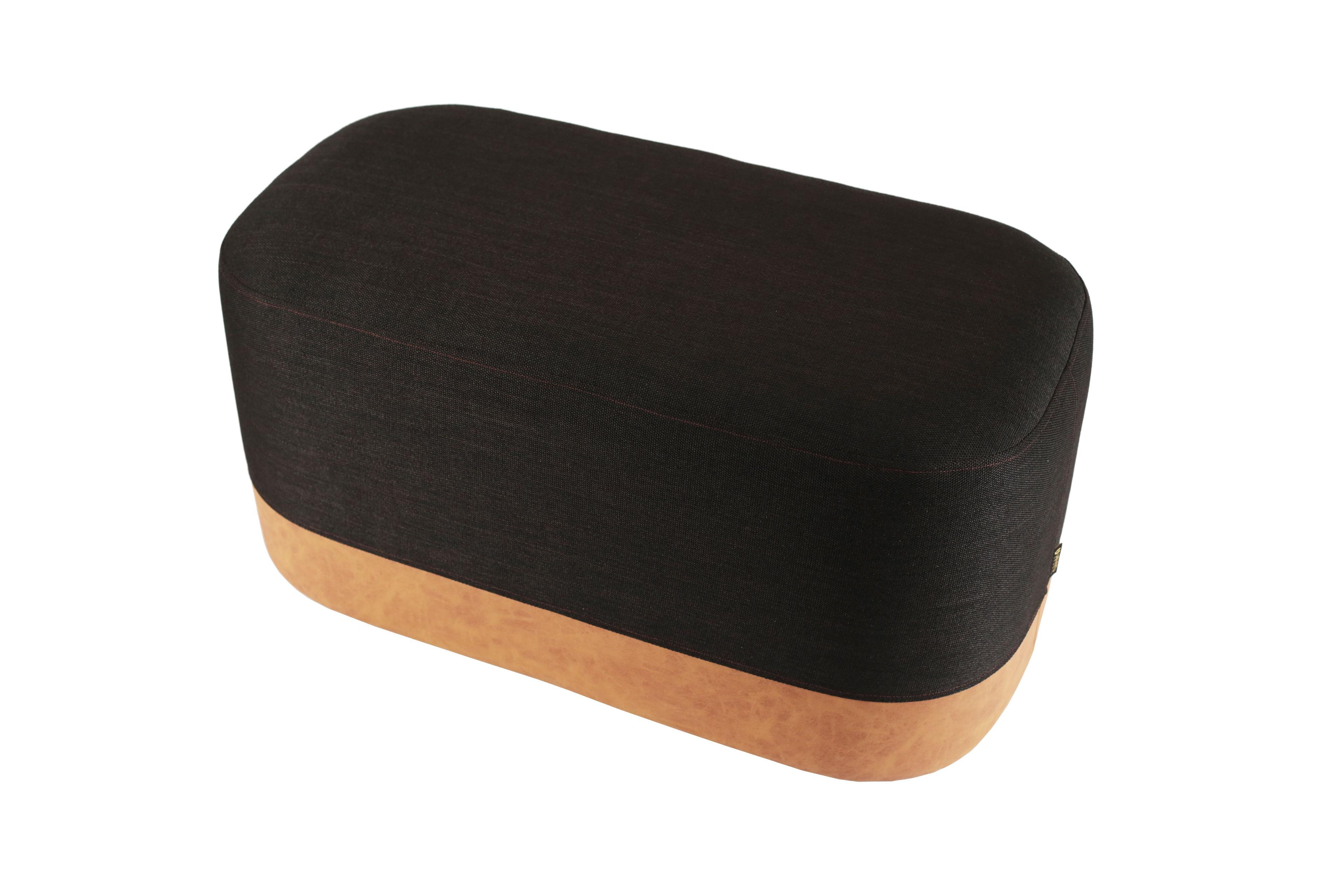 LOW POUF RECTANGULAR NEGRO UBUNTU-1