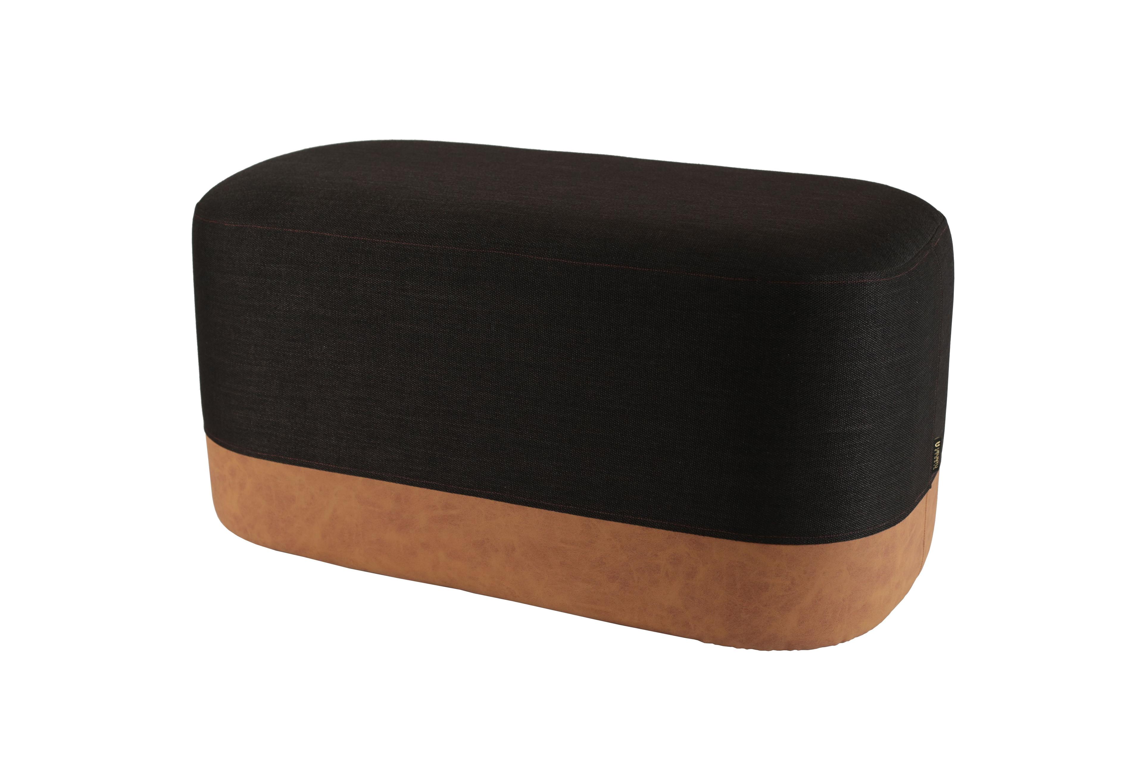 LOW POUF RECTANGULAR NEGRO UBUNTU-0
