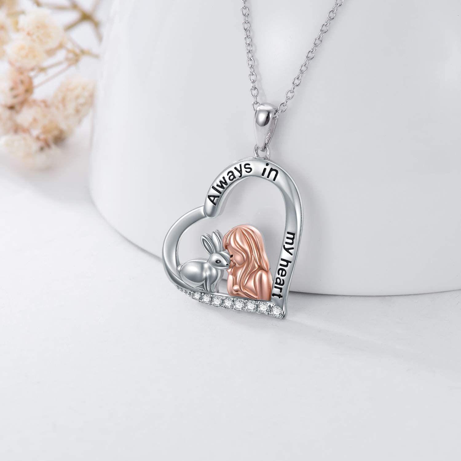 Collar Conejo Mujer Plata 925-2