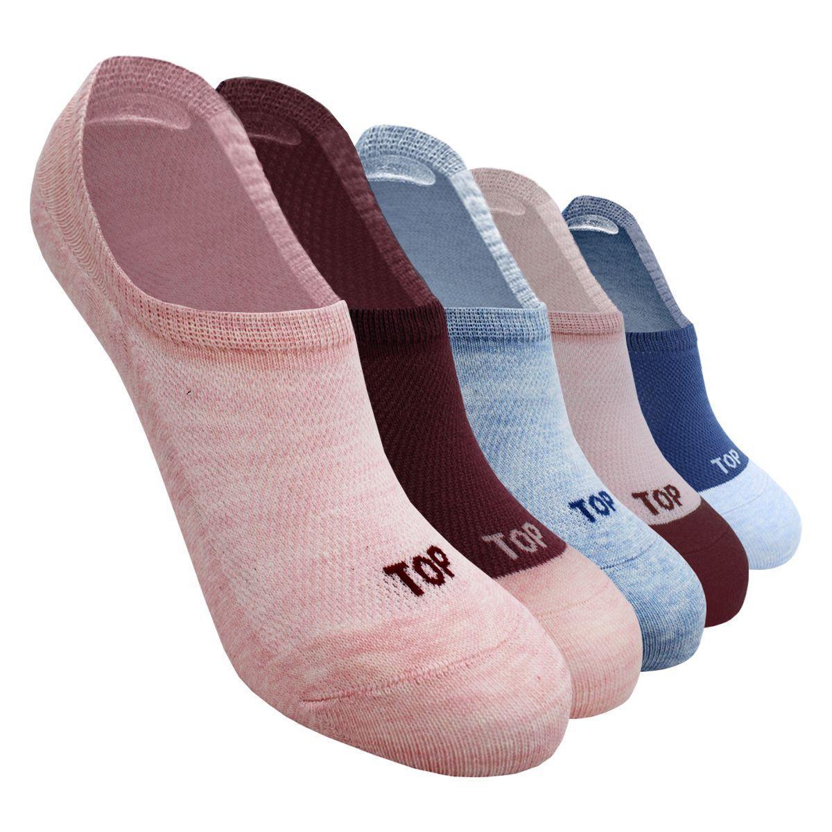 Calcetines Deportivos Invisibles Mujer Pack 5 C2 Top-0