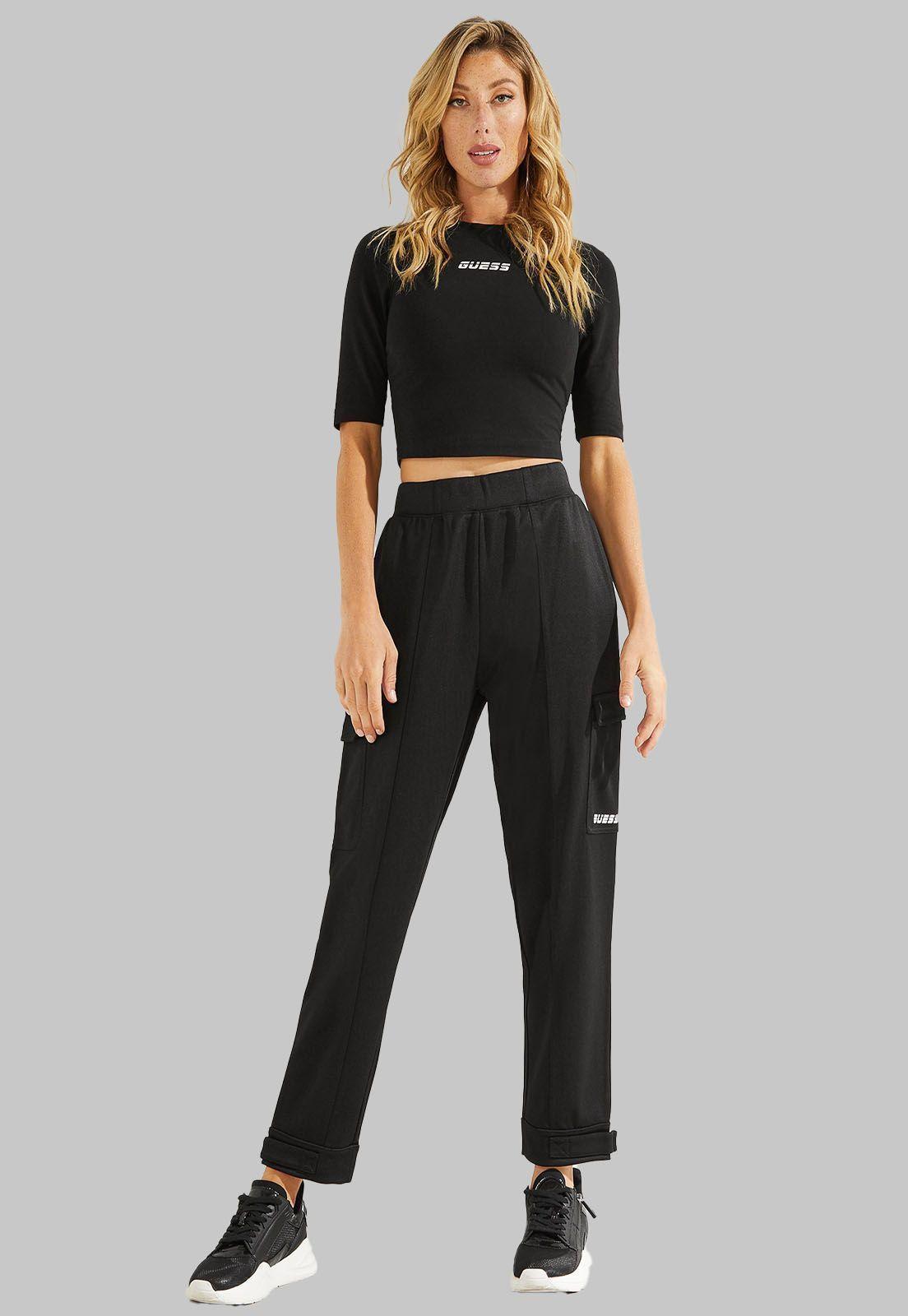 Polera Allison Cn T-Shirt Jblk Guess-1