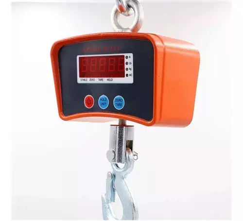 Balanza Pesa Digital hasta 500 Kg Gancho Industria-1