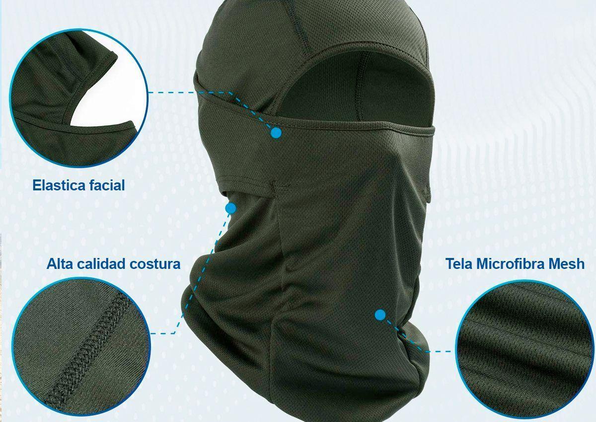 Balaclava Microfibra Airsoft Moto Bici Pasamontaña-3