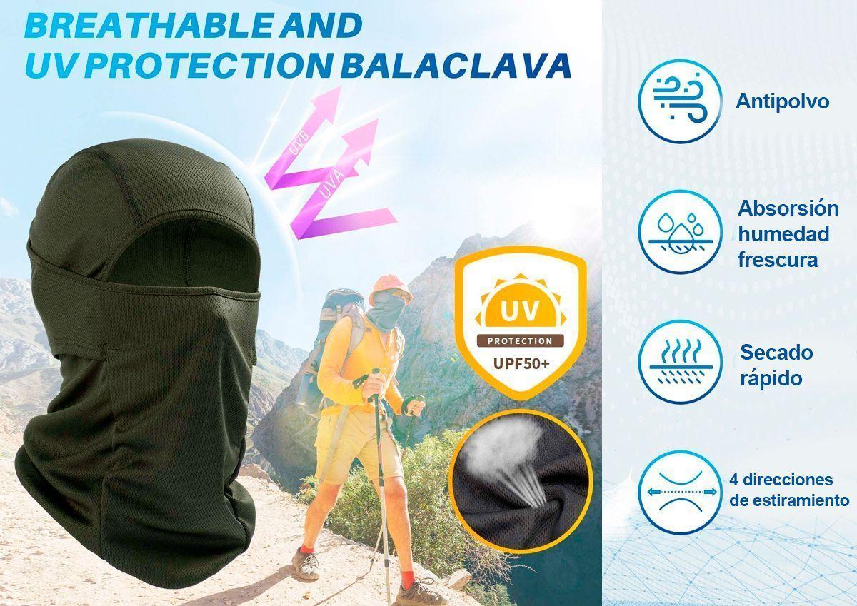 Balaclava Microfibra Airsoft Moto Bici Pasamontaña-2