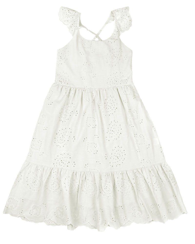 Vestido Jr Niña Broderie Be Yourself Ficcus-0